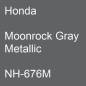 Preview: Honda, Moonrock Gray Metallic, NH-676M.